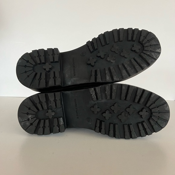 Marc Fisher LTD Lizzie Women's Leather Lace up Mid Rise Boots, 6.5 - Picture 8 of 9